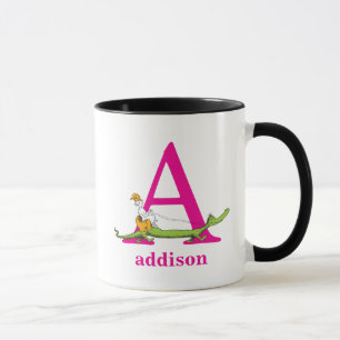 Tasse L'ABC de Dr Seuss : Lettre A - Rose   Ajoutez votr