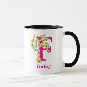 Tasse L'ABC de Dr Seuss : Lettre F - Rose   Ajoutez votr