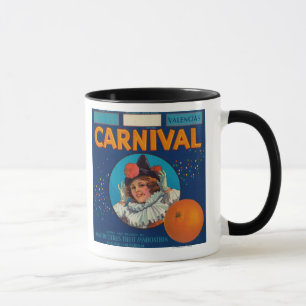 Tasse Label orange carnavalAnaheim, CA