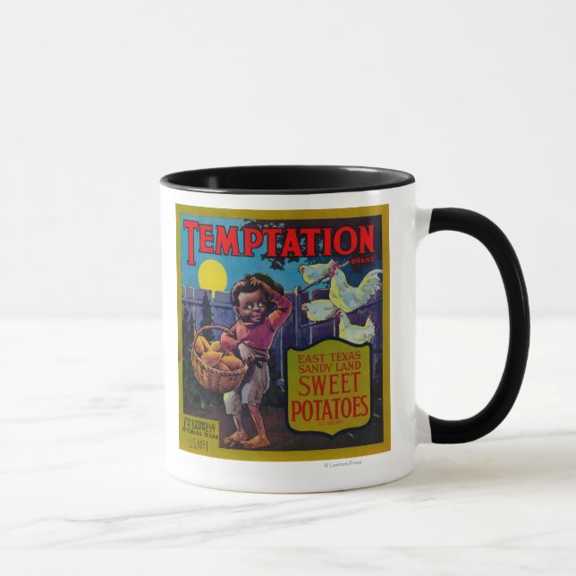 Tasse Label Yam de tentation Pittsburg, TX (Droite)
