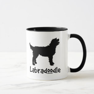 Tasse Labradoodle avec le texte frais