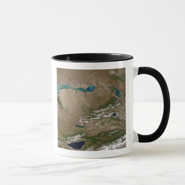 Tasse Lac Balkhash dans l'est du Kazakhstan (Droite)