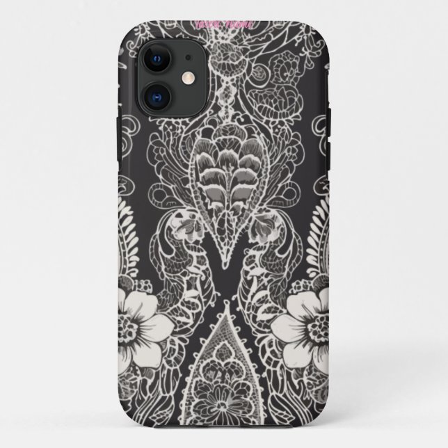 Tasse Lace Floral Harmony Case-Mate iPhone Hülle (Rückseite)
