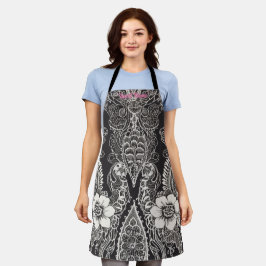 Tasse Lace Floral Harmony Schürze