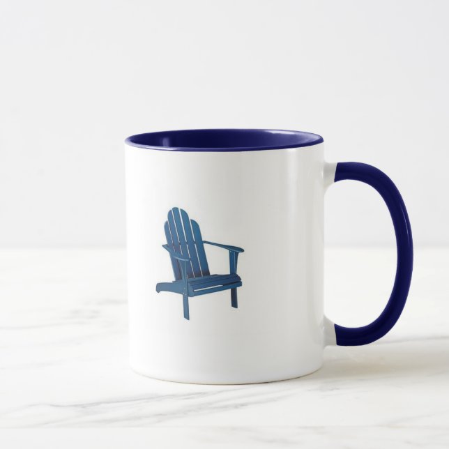 Tasse L'Adirondacks appellent - chaise d'Adirondack (Droite)