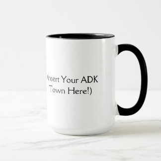 Tasse L'Adirondacks appellent - insérez votre ville