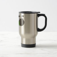 Tasse laineuse de voyage de moutons