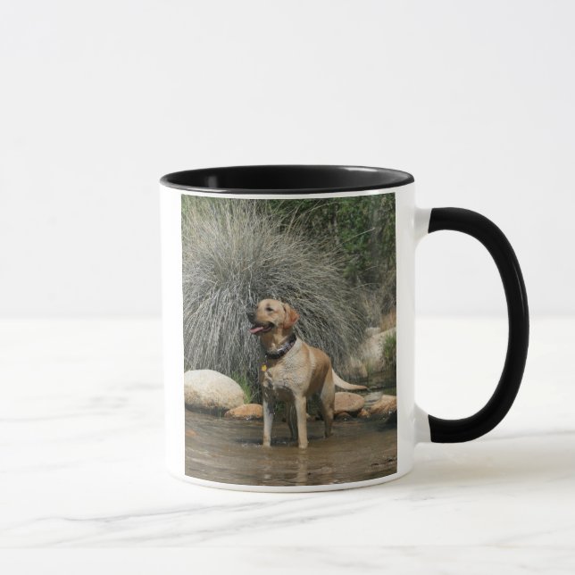 Tasse L'amour est possédé par un laboratoire jaune (Droite)