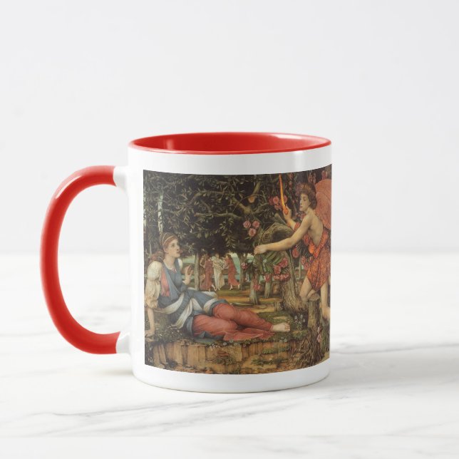Tasse L'Amour et le Maiden par John Stanhope (Gauche)