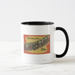 Tasse Lancaster, Ohio - grandes scènes de lettre