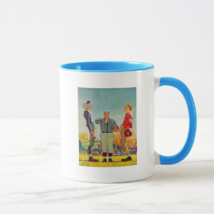 Tasse Lancer de pièce de monnaie par Norman Rockwell