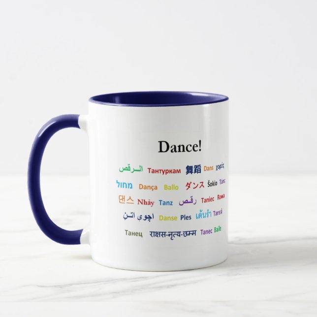 Tasse Langue de danse ! (Gauche)