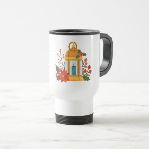 Tasse Lanterne Dorée avec Citation Inspirante