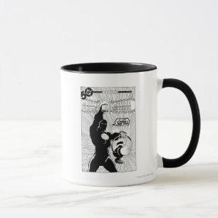 Tasse Lanterne verte - Lanterne brillante, noire et blan