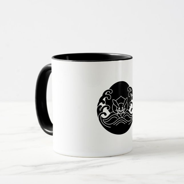 Tasse Lapin de lune en vague (Devant gauche)