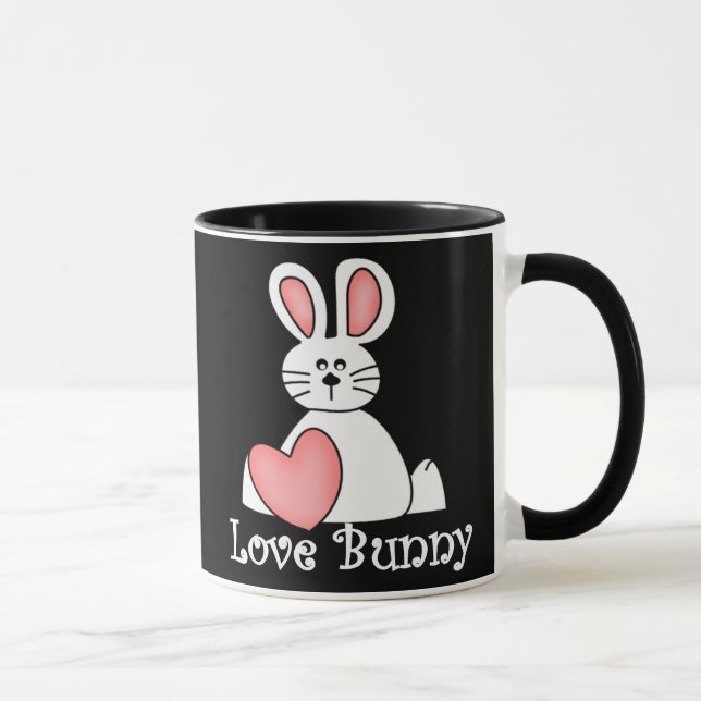 Tasse Lapin Valentine d'amour (Droite)