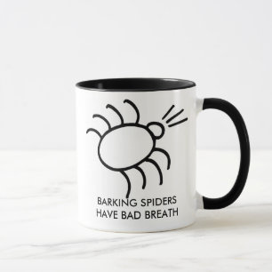 Tasse l'araignée d'écorcement, ARAIGNÉES d'ÉCORCEMEN