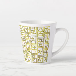 TASSE LATTE ハングル金色