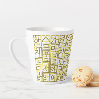 TASSE LATTE ハングル金色