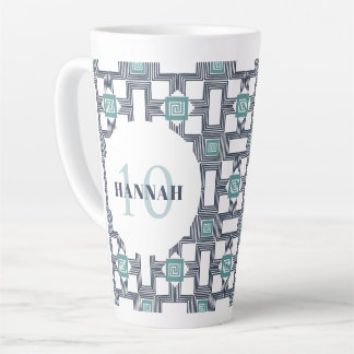 Tasse Latte 10 ans Sobriety Anniversaire 17oz