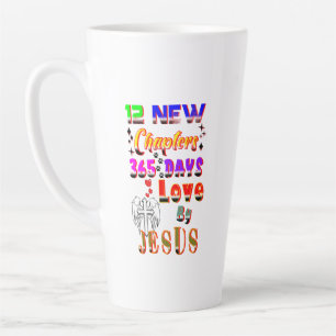 Tasse Latte 12 Nouveaux Chapitres 365 Jours Amour De Jésus