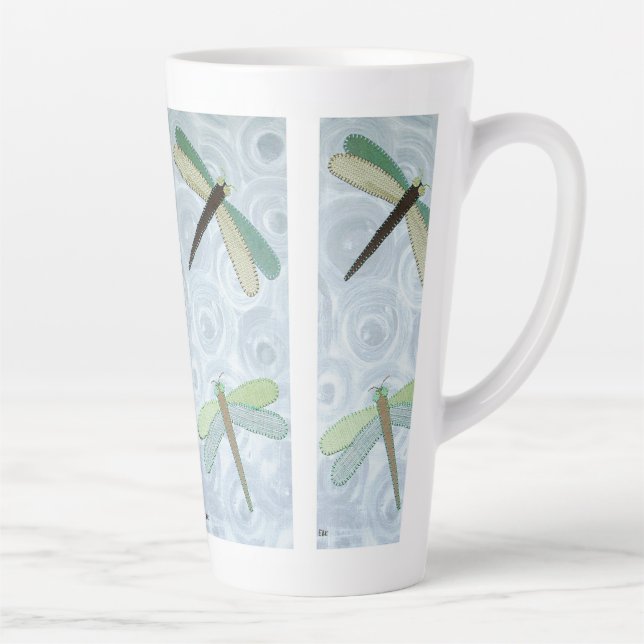 Tasse Latte 2 libellules #1 (Droite)