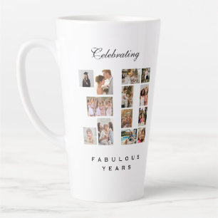 Tasse Latte 30e anniversaire ou anniversaire de mariage
