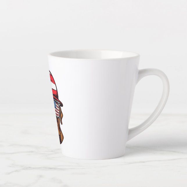 Tasse Latte 4 juillet boîte (Droite)