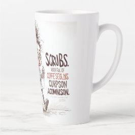 Tasse Latte  A Humorous Sketch on Healthcare Burnout