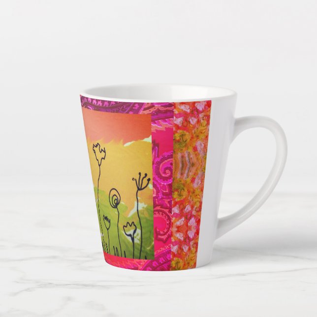 TASSE LATTE ABSTRAIT 7 (Droite)