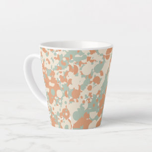 Tasse Latte Abstrait d'automne