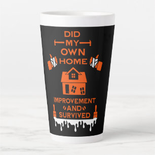 Tasse Latte Accueil Amélioration Félicitations