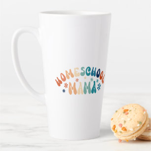 Tasse Latte Accueil Personnalisé Maman Maman Maman Maman Avec