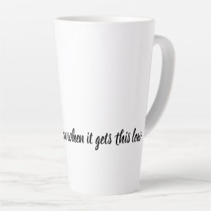 Tasse Latte Addict au café