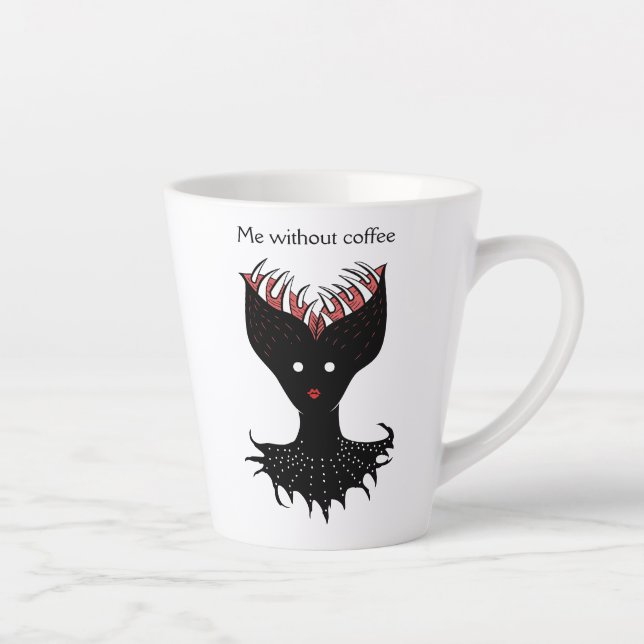 Tasse Latte Addict café Déplaisant Demon (Droite)