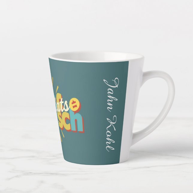 Tasse Latte Aesthetic Kaffeeklatsch German Traditions (Droite)