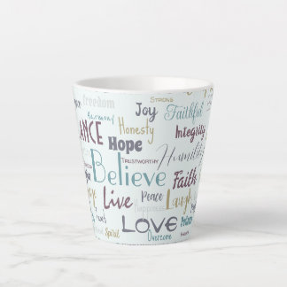 Tasse Latte Affirmations  