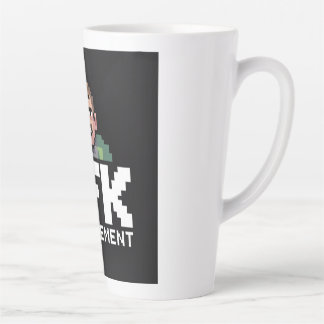 Tasse Latte AFK Mentalement Chibi Gamer Pixel Art