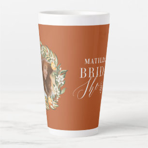 Tasse Latte agrumes, fleurs d'oranger, décoration de la douche