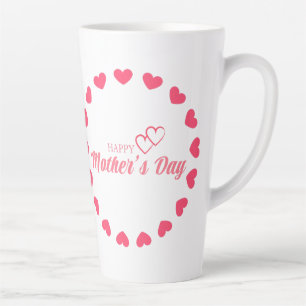 Tasse Latte Aimez-vous Maman Joyeuse fête des mères