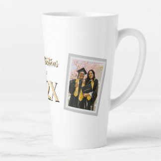 Tasse Latte Album Photo Personnalisable Remise des Diplômes Pr
