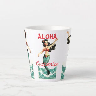 Tasse Latte Aloha Mermaid Thunder_Thunder_Cove