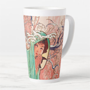 Tasse Latte Alphonse Mucha, Les Saisons, Hiver (1896)