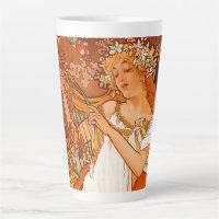 Alphonse Mucha Printemps Art Nouveau