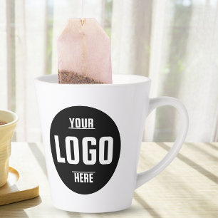 Tasse Latte Améliorez votre marque avec un logo d'entreprise p