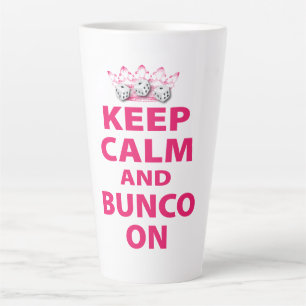 Tasse Latte Ami Du Joueur Bunco Calme
