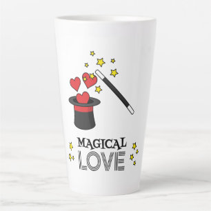 Tasse Latte Amour magique - Noir