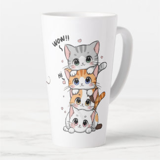 Tasse Latte Amoureux des chats