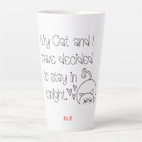 Amoureux des chats humoristique Excusez Citation N
