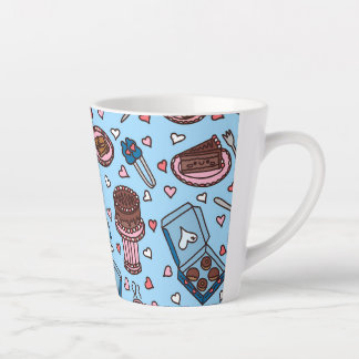 Tasse Latte Amoureux du chocolat mignon